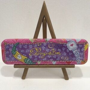 Brighton Pink and Purple Tin Case